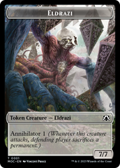 Eldrazi // Angel (4) Double-Sided Token [March of the Machine Commander Tokens] | Good Games Modbury