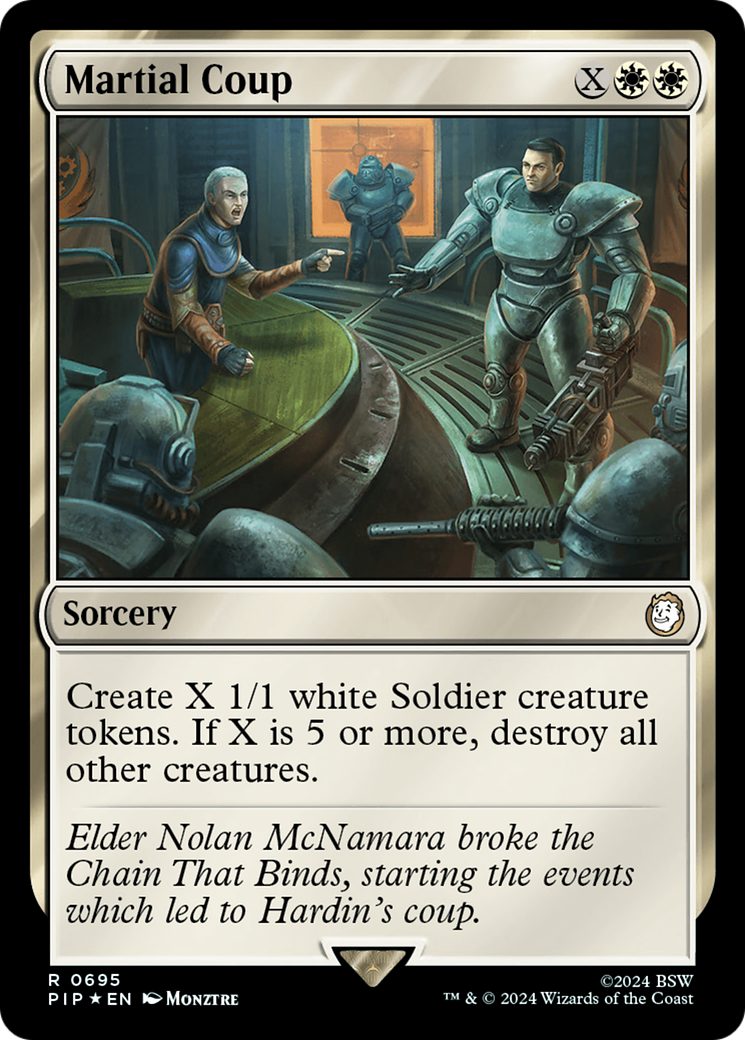 Martial Coup (Surge Foil) [Fallout] | Good Games Modbury