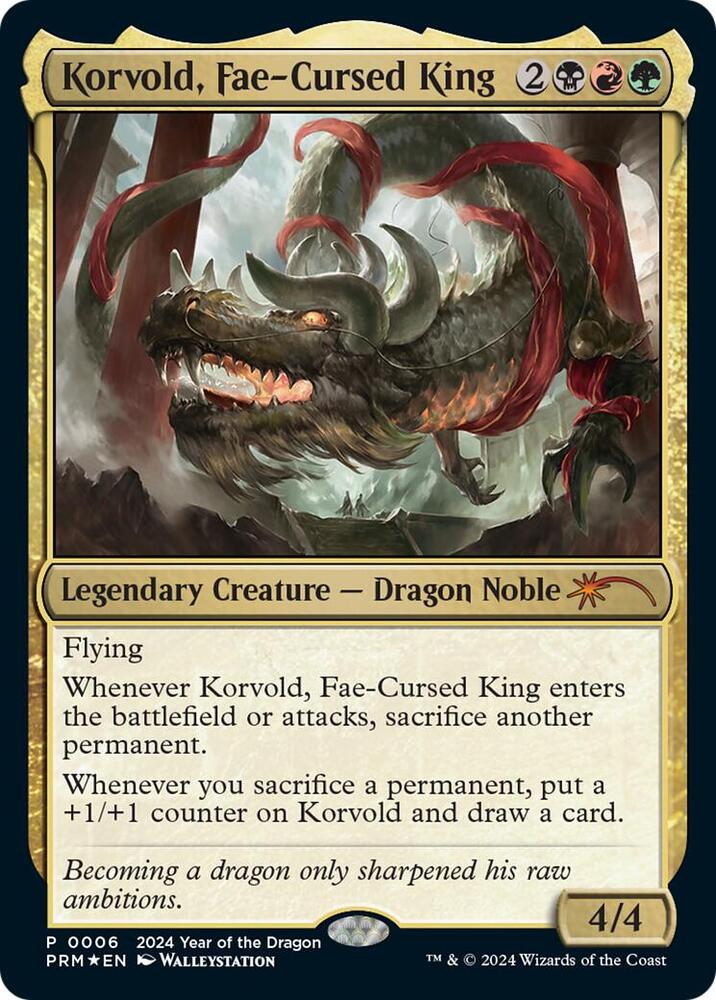 Korvold, Fae-Cursed King 6/6 (Standard Showdown Promos)  - Foil | Good Games Modbury