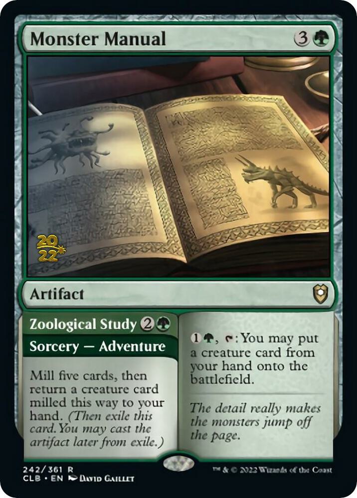 Monster Manual 242s/108 (Prerelease Cards)  - Foil | Good Games Modbury