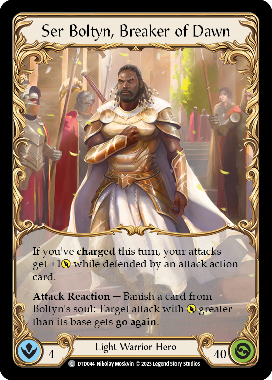 Ser Boltyn, Breaker of Dawn [DTD044] (Dusk Till Dawn) | Good Games Modbury