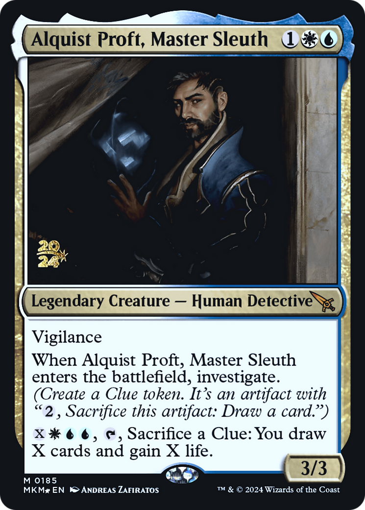 Alquist Proft, Master Sleuth [Murders at Karlov Manor Prerelease Promos] | Good Games Modbury