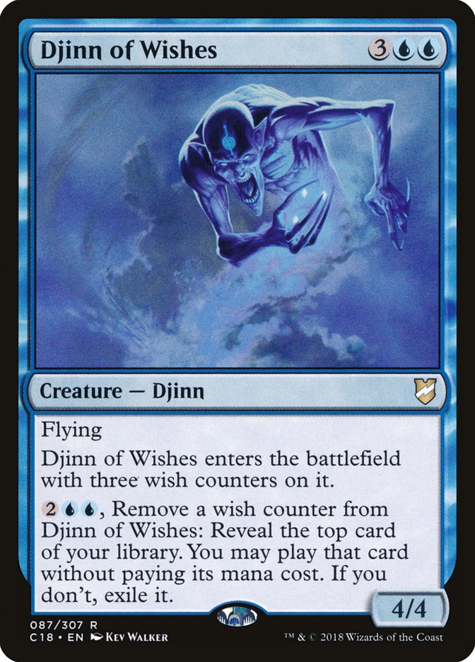 Djinn of Wishes 87 (Commander 2018)  | Good Games Modbury