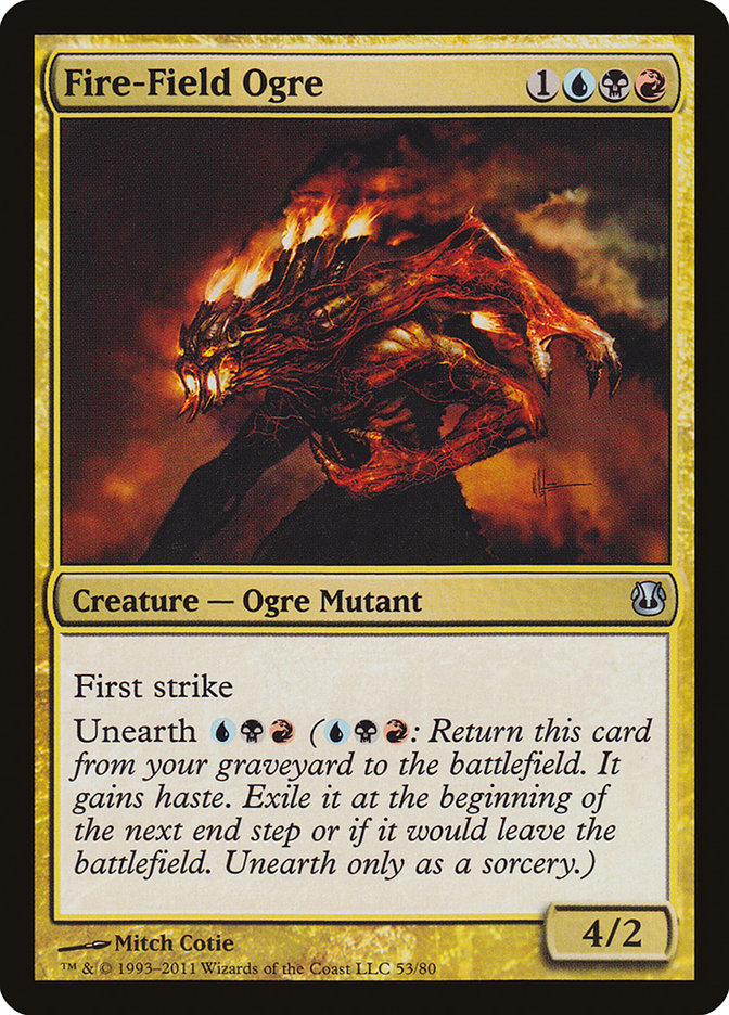 Fire-Field Ogre 53/80 (Duel Decks: Ajani vs. Nicol Bolas)  | Good Games Modbury