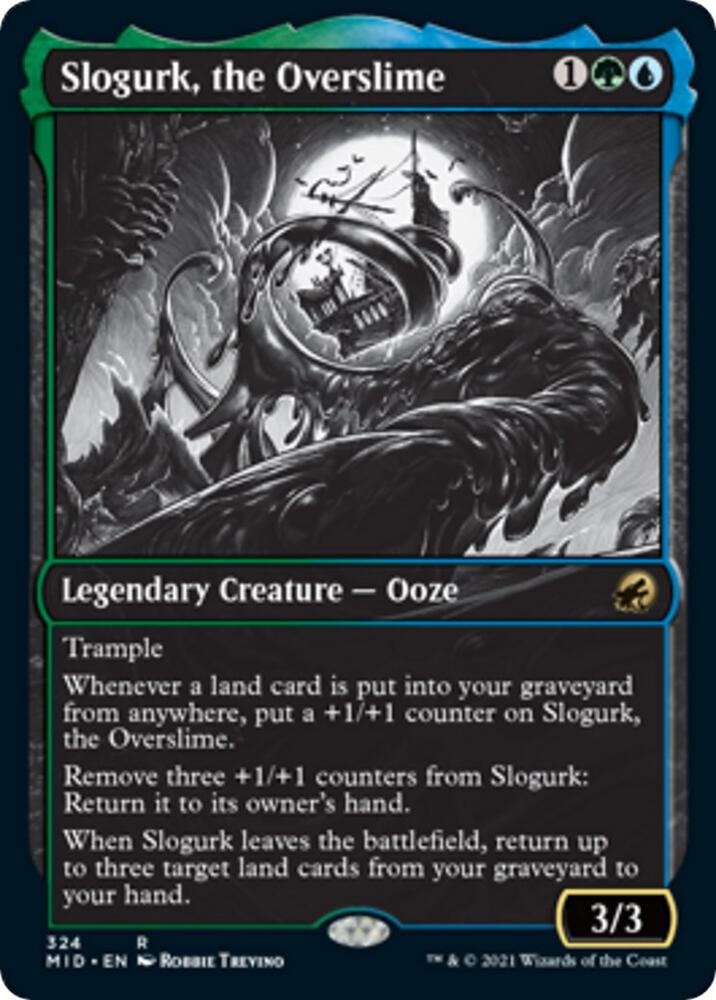 Slogurk the Overslime Showcase 324/277 (Innistrad: Midnight Hunt)  - Foil | Good Games Modbury