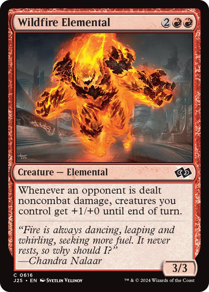 Wildfire Elemental 616/779 (Foundations Jumpstart)  | Good Games Modbury