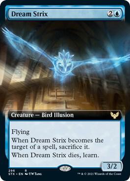 Dream Strix Extended Art 296/275 (Strixhaven: School of Mages)  | Good Games Modbury