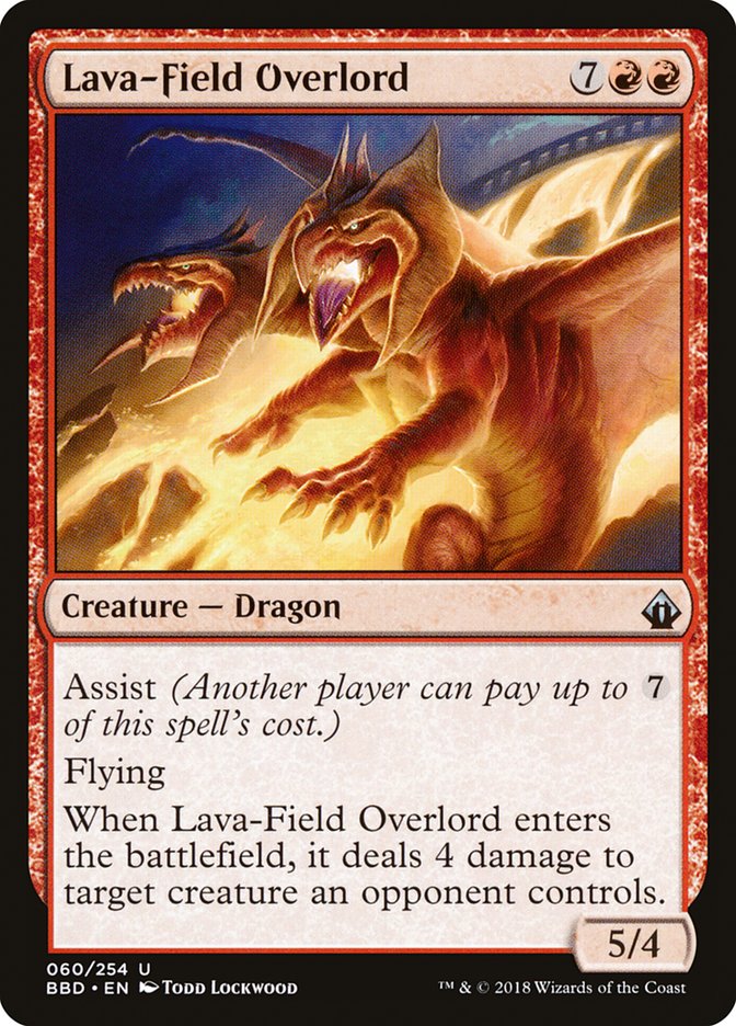 Lava-Field Overlord 60/254 (Battlebond)  - Foil | Good Games Modbury