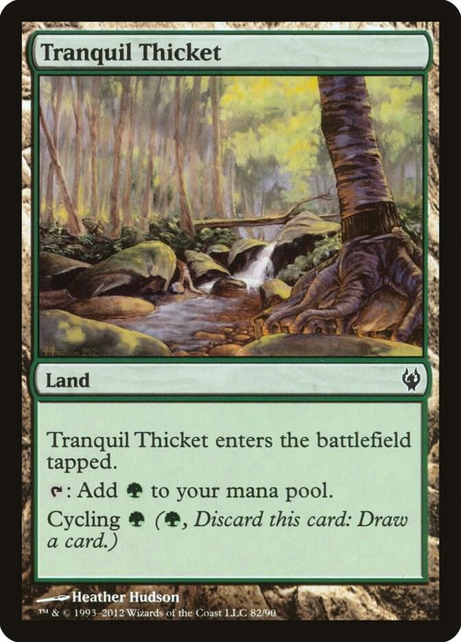 Tranquil Thicket 82/90 (Duel Decks: Izzet vs. Golgari)  | Good Games Modbury
