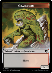 Thopter // Graveborn Double-Sided Token [Commander Masters Tokens] | Good Games Modbury