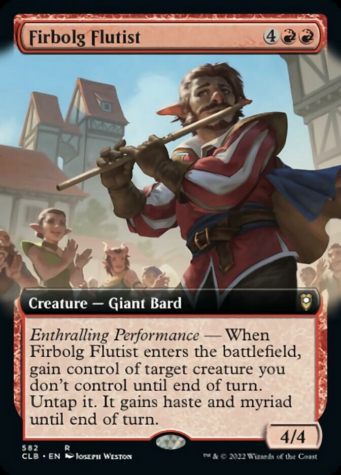 Firbolg Flutist (Extended Art) [Commander Legends: Battle for Baldur's Gate] | Good Games Modbury