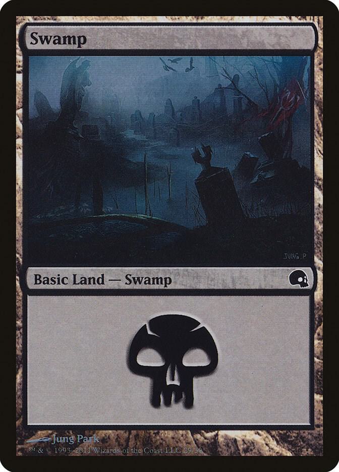 Swamp 29 29/50 (Premium Deck Series: Graveborn)  - Foil | Good Games Modbury