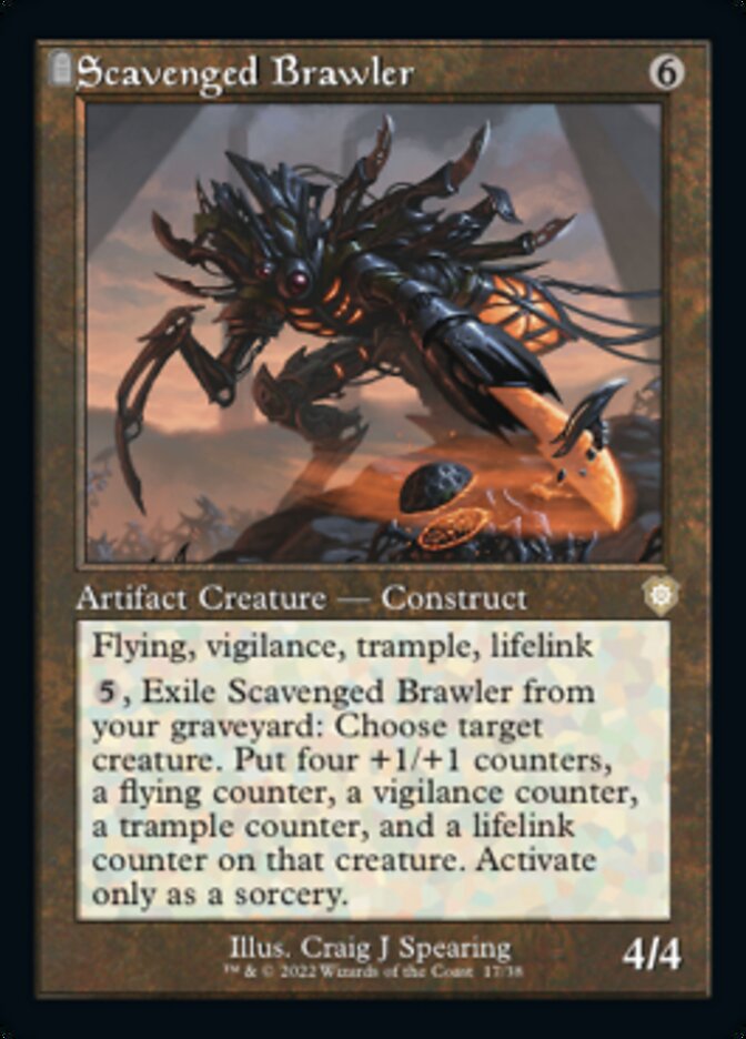 Scavenged Brawler (Retro) [The Brothers' War Commander] | Good Games Modbury