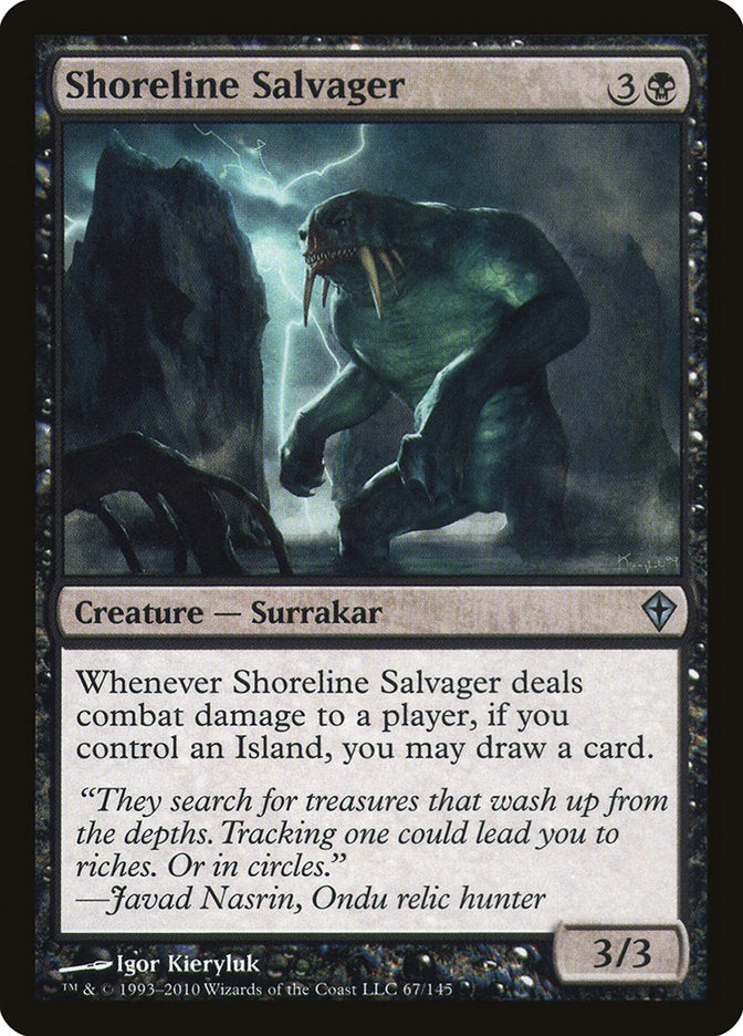 Shoreline Salvager 67/145 (Worldwake)  - Foil | Good Games Modbury