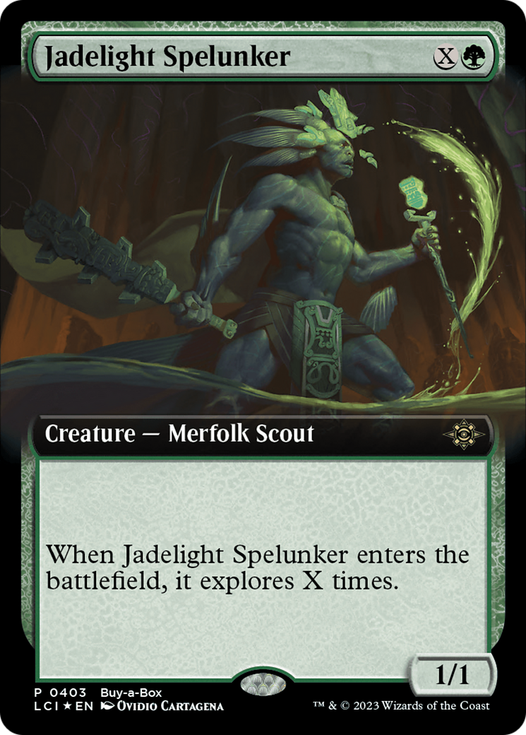 Jadelight Spelunker (Extended Art) (Buy-A-Box) [The Lost Caverns of Ixalan Promos] | Good Games Modbury