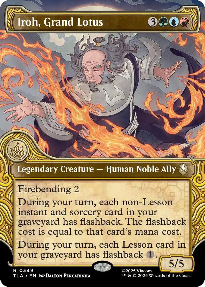 Iroh, Grand Lotus 349 (Avatar: The Last Airbender)  - Showcase Foil | Good Games Modbury