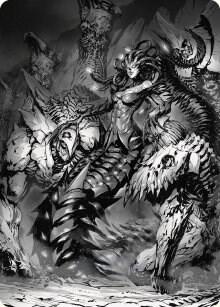 Vraska Betrayals Sting Art Card 72 (Art Series: Phyrexia: All Will Be One)  | Good Games Modbury
