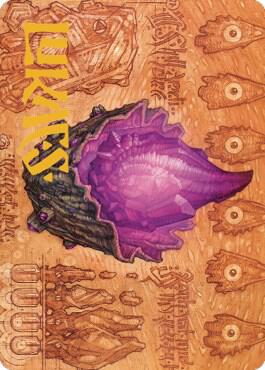 Thorn of Amethyst Art Card Gold Stamped Signature 80 (Art Series: The Brothers' War)  | Good Games Modbury