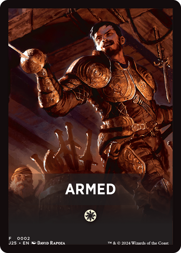 Armed Theme Card [Foundations Jumpstart Front Cards] | Good Games Modbury