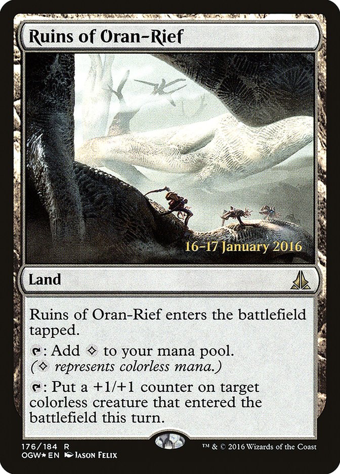 Ruins of Oran-Rief [Oath of the Gatewatch Prerelease Promos] | Good Games Modbury