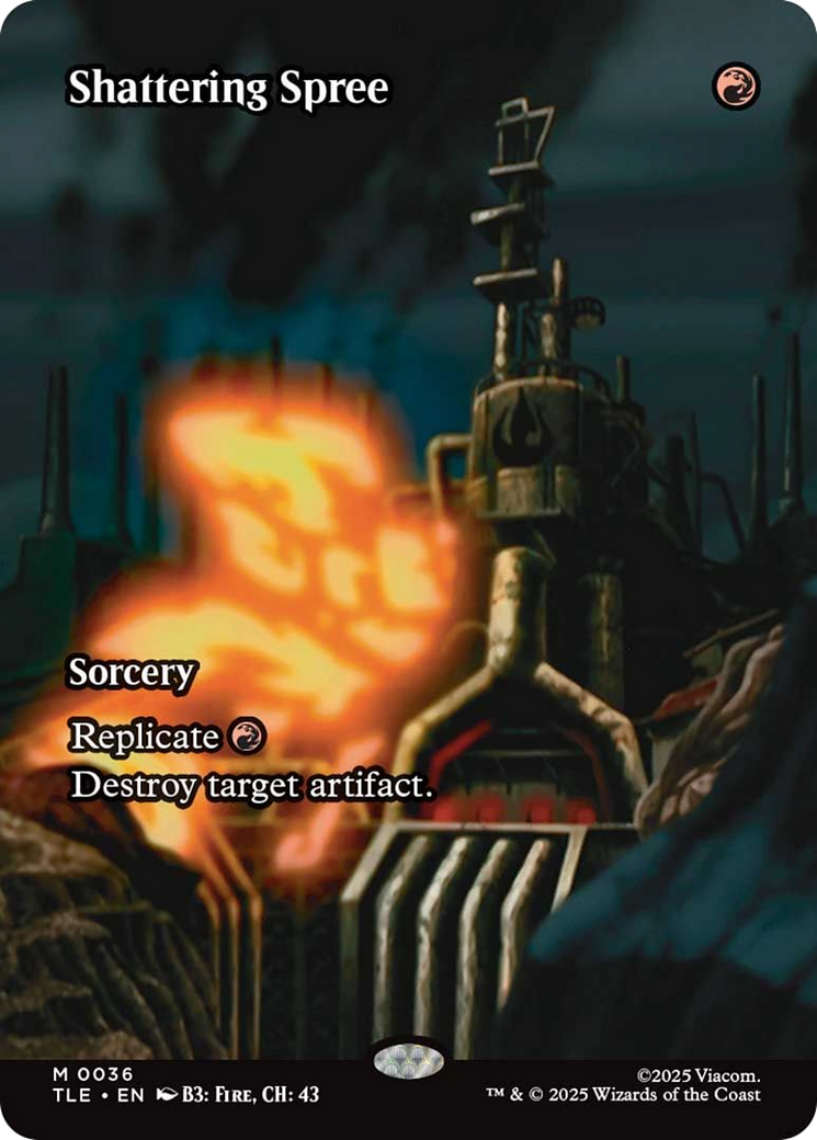 Shattering Spree (Borderless) [Avatar: The Last Airbender: Eternal-Legal] | Good Games Modbury