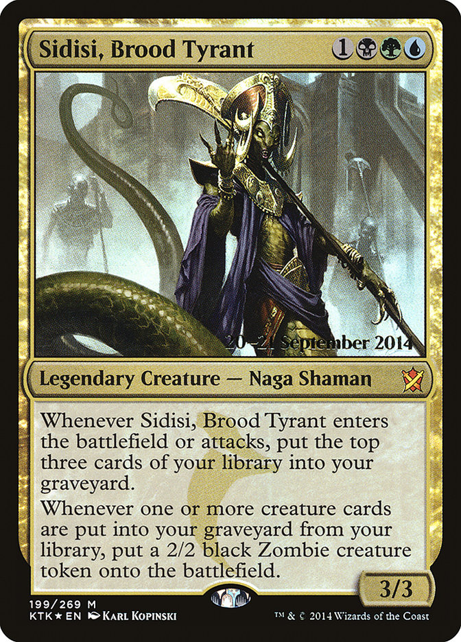 Sidisi, Brood Tyrant [Khans of Tarkir Prerelease Promos] | Good Games Modbury