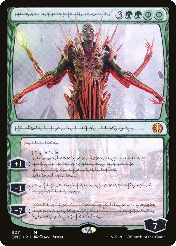 Nissa, Ascended Animist (Phyrexianized) [Phyrexia: All Will Be One] | Good Games Modbury