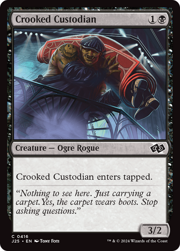 Crooked Custodian [Foundations Jumpstart] | Good Games Modbury