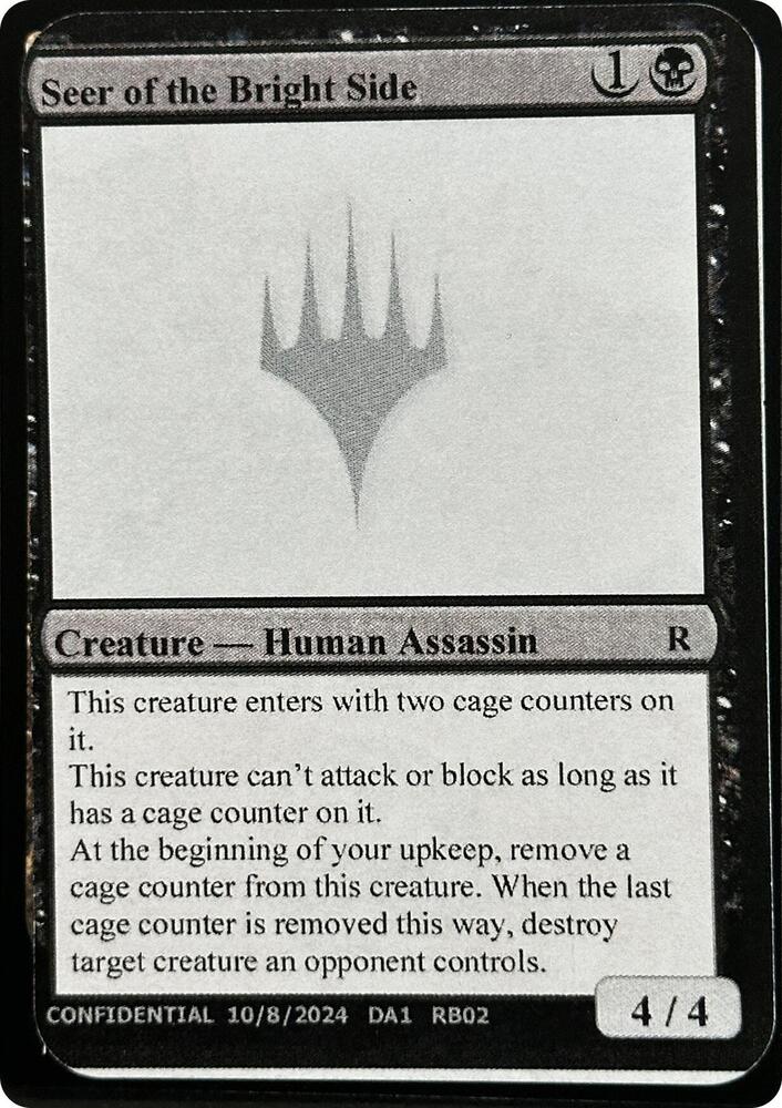Seer of the Bright Side RB02/477 (Un-Known Event Playtest Cards)  | Good Games Modbury
