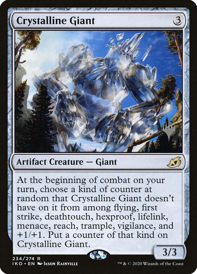 Crystalline Giant (Promo Pack) [Ikoria: Lair of Behemoths Promos] | Good Games Modbury