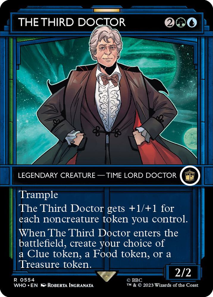 The Third Doctor 554/331 (Universes Beyond: Doctor Who)  - Showcase | Good Games Modbury