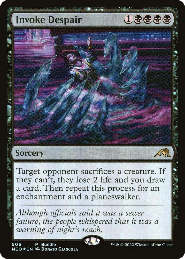 Invoke Despair NEO Bundle 506 (Unique and Miscellaneous Promos)  - Foil | Good Games Modbury