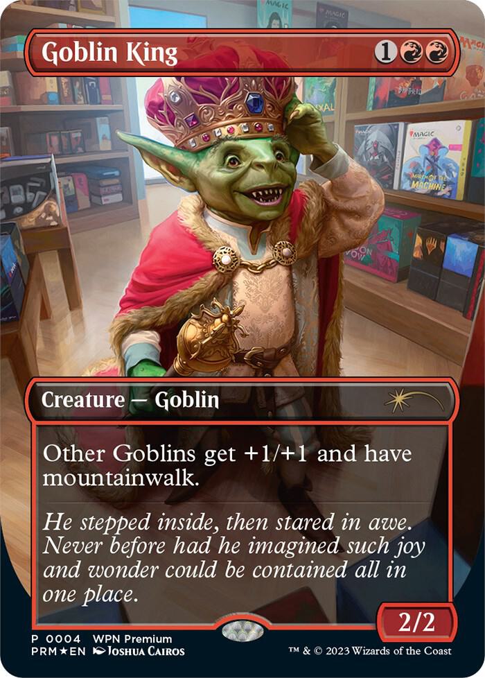 Goblin King 4/14 (WPN & Gateway Promos)  - Borderless Foil | Good Games Modbury