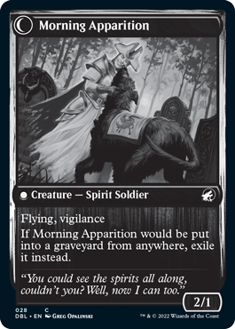 Mourning Patrol // Morning Apparition [Innistrad: Double Feature] | Good Games Modbury