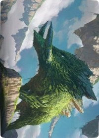 Yasharn, Implacable Earth Art Card [Zendikar Rising Art Series] | Good Games Modbury