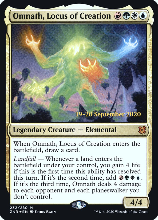 Omnath, Locus of Creation [Zendikar Rising Prerelease Promos] | Good Games Modbury