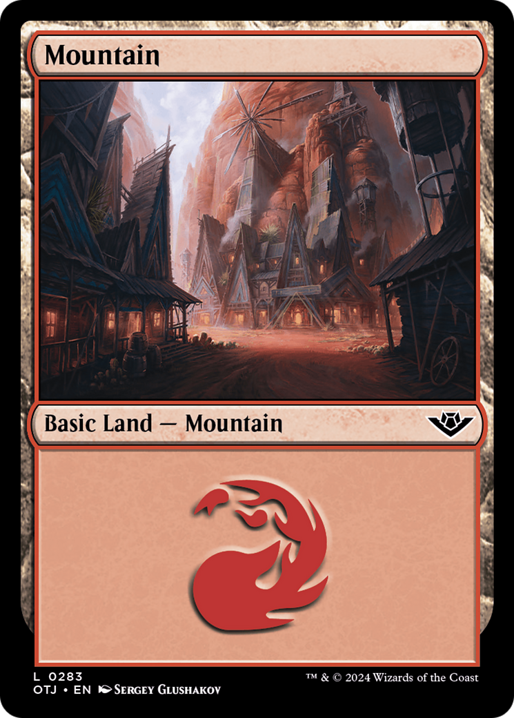 Mountain (0283) [Outlaws of Thunder Junction] | Good Games Modbury