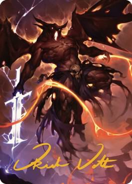 Balor Art Card Gold Stamped Signature 7 (Art Series: Commander Legends: Battle for Baldur's Gate)  | Good Games Modbury