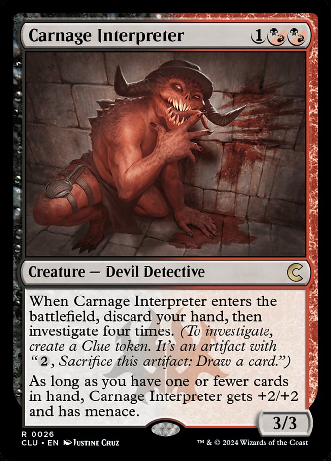 Carnage Interpreter 26/284 (Ravnica: Clue Edition)  | Good Games Modbury