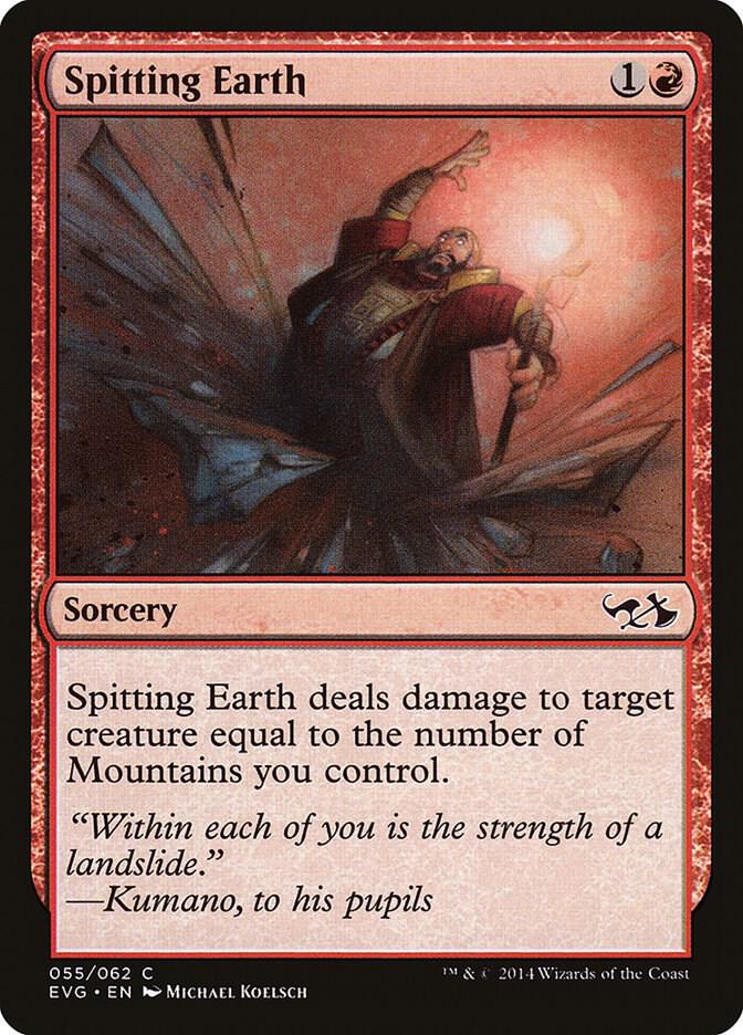 Spitting Earth 55/62 (Duel Decks: Anthology)  | Good Games Modbury