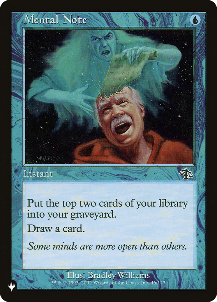 Mental Note [The List Reprints] | Good Games Modbury