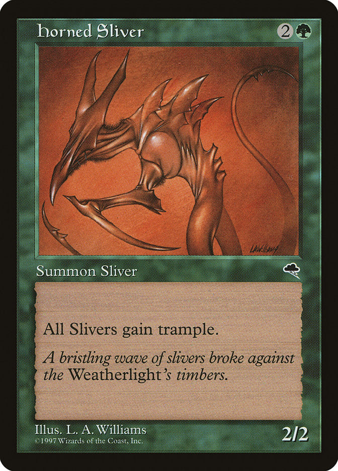 Horned Sliver [Tempest] | Good Games Modbury