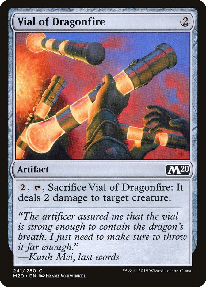 Vial of Dragonfire [Core Set 2020] | Good Games Modbury