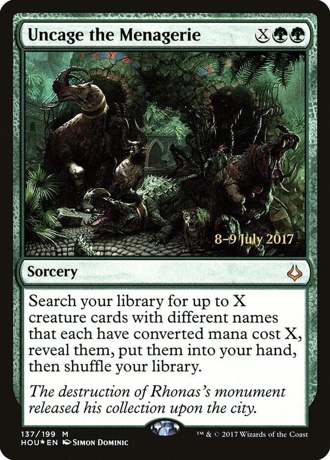 Uncage the Menagerie 137s/62 (Prerelease Cards)  - Foil | Good Games Modbury
