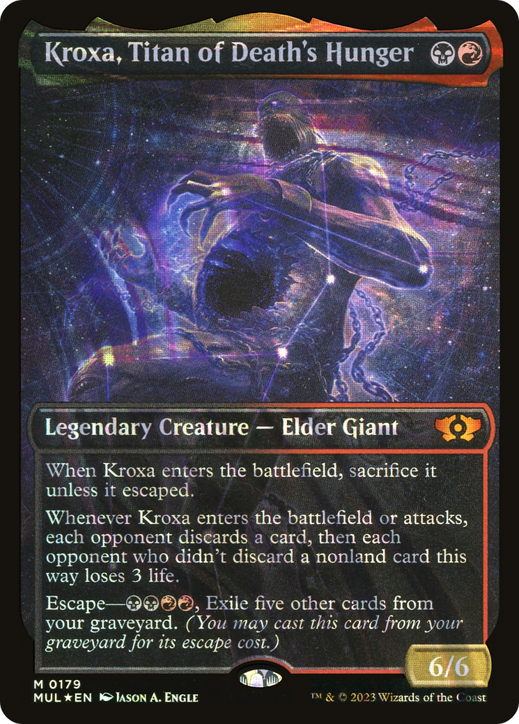 Kroxa, Titan of Death's Hunger (Halo Foil) [Multiverse Legends] | Good Games Modbury