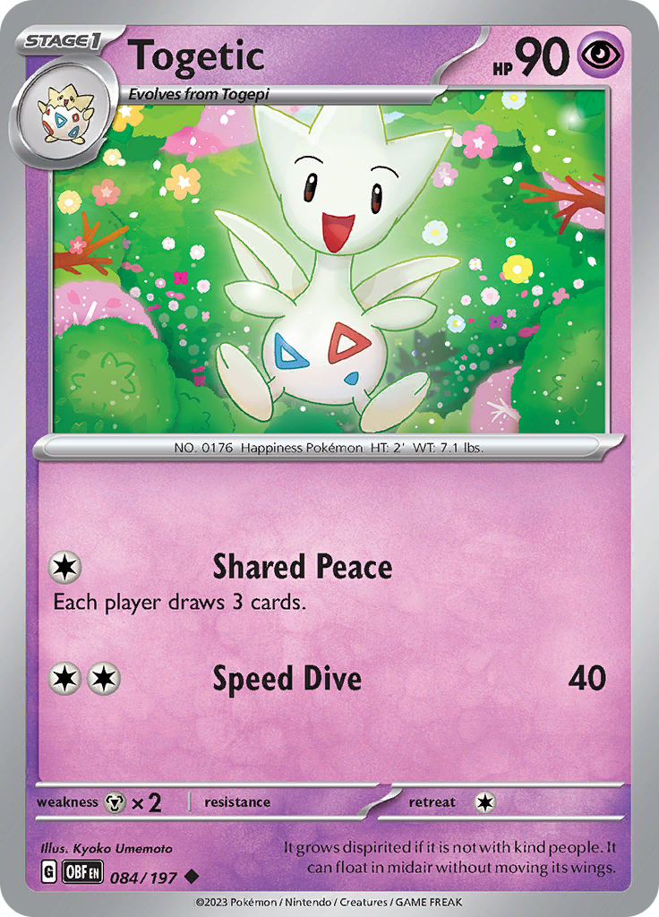 Togetic (044/108) [Scarlet & Violet: Obsidian Flames] | Good Games Modbury