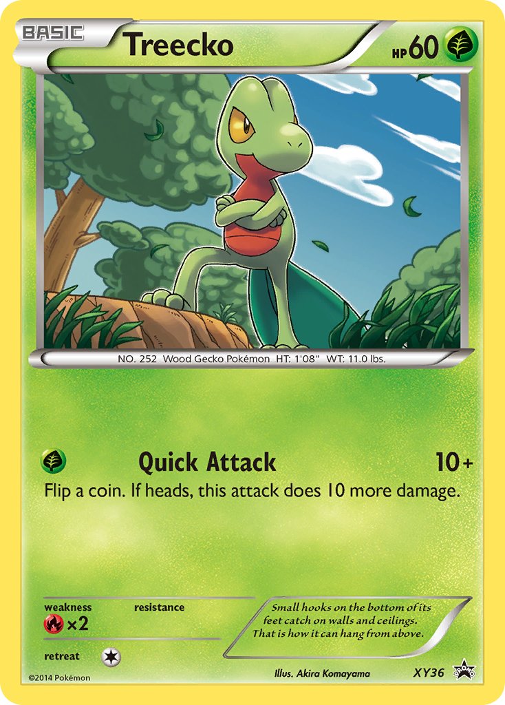 Treecko (XY36) [XY: Black Star Promos] | Good Games Modbury