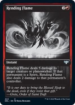 Rending Flame 442/534 (Innistrad: Double Feature)  - Foil | Good Games Modbury