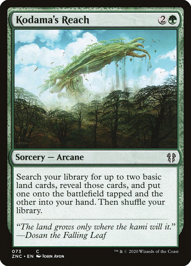 Kodama's Reach [Zendikar Rising Commander] | Good Games Modbury