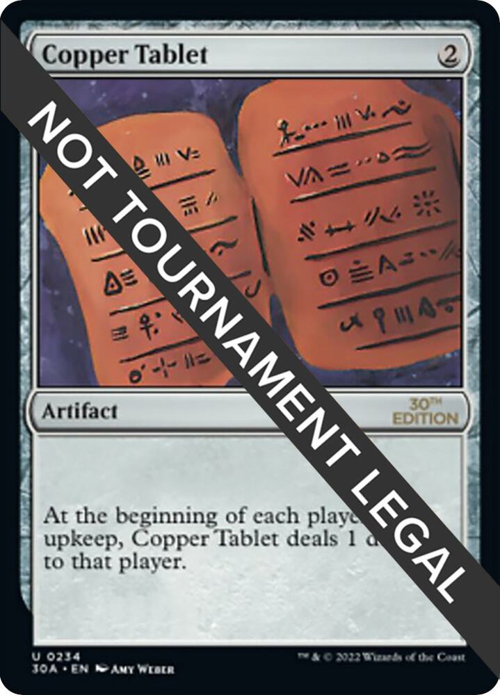 Copper Tablet 234/594 (30th Anniversary Edition)  | Good Games Modbury